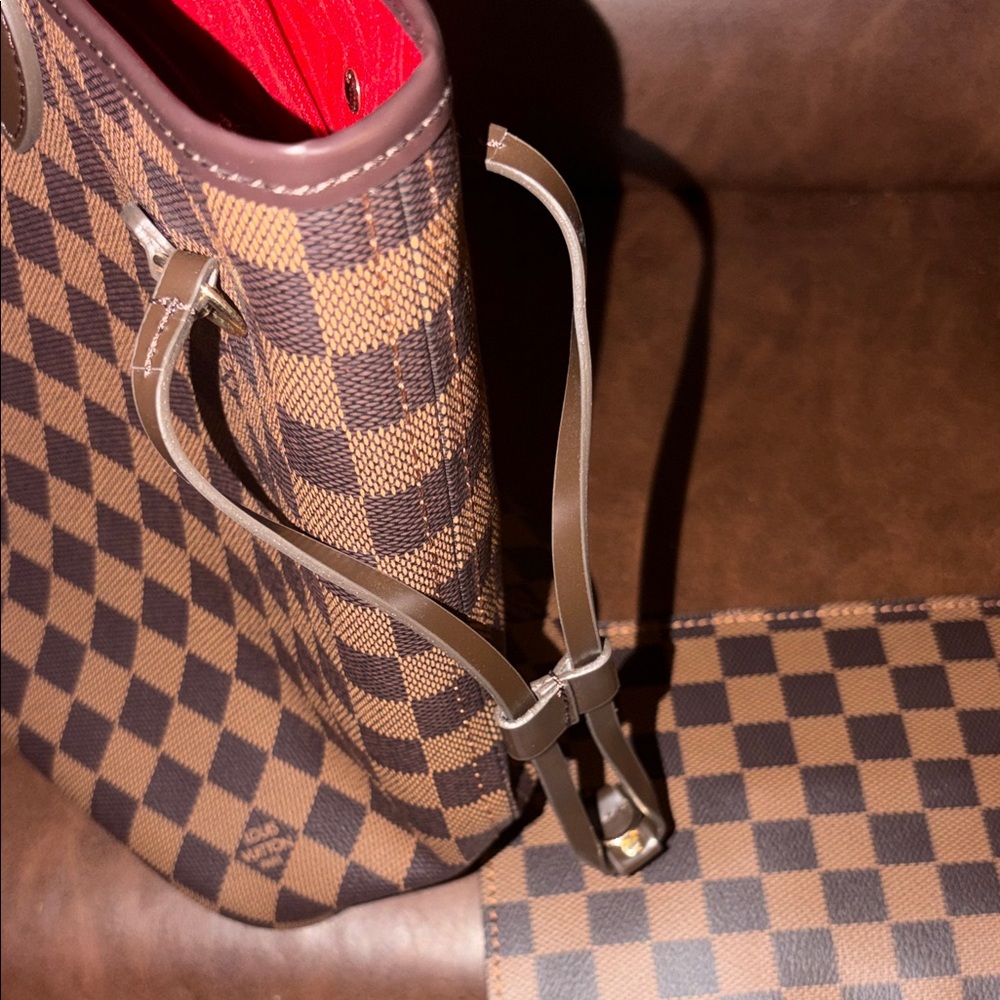 👜 Damier Neverfull tote & Pouch 👝 fashion bag 💼 - Picture 8 of 14